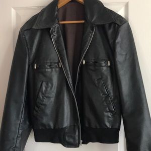 Vintage faux leather jacket